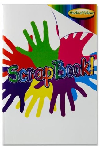 Scrapbook A4 60pg  5 Asst Colour Pages
